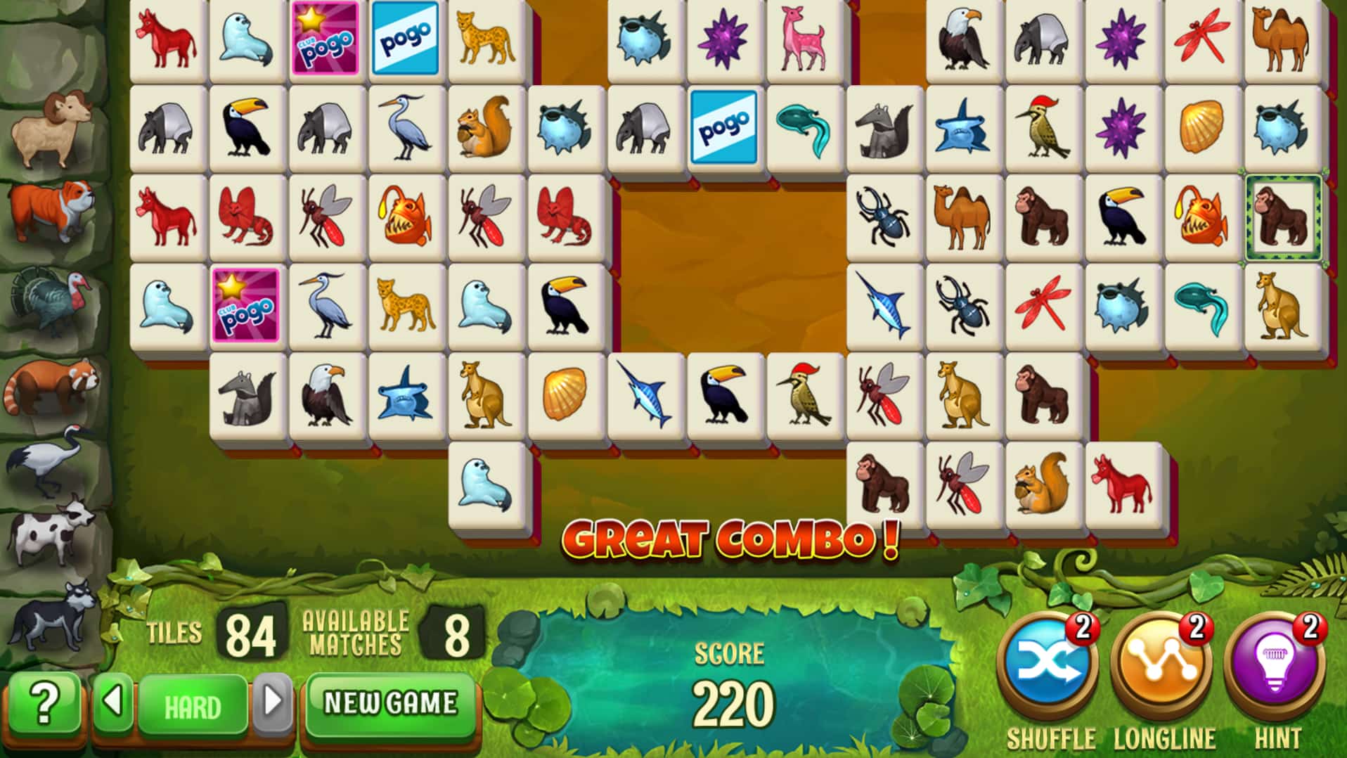 Mahjong Safari HD | Free Online Mahjong Game | Pogo