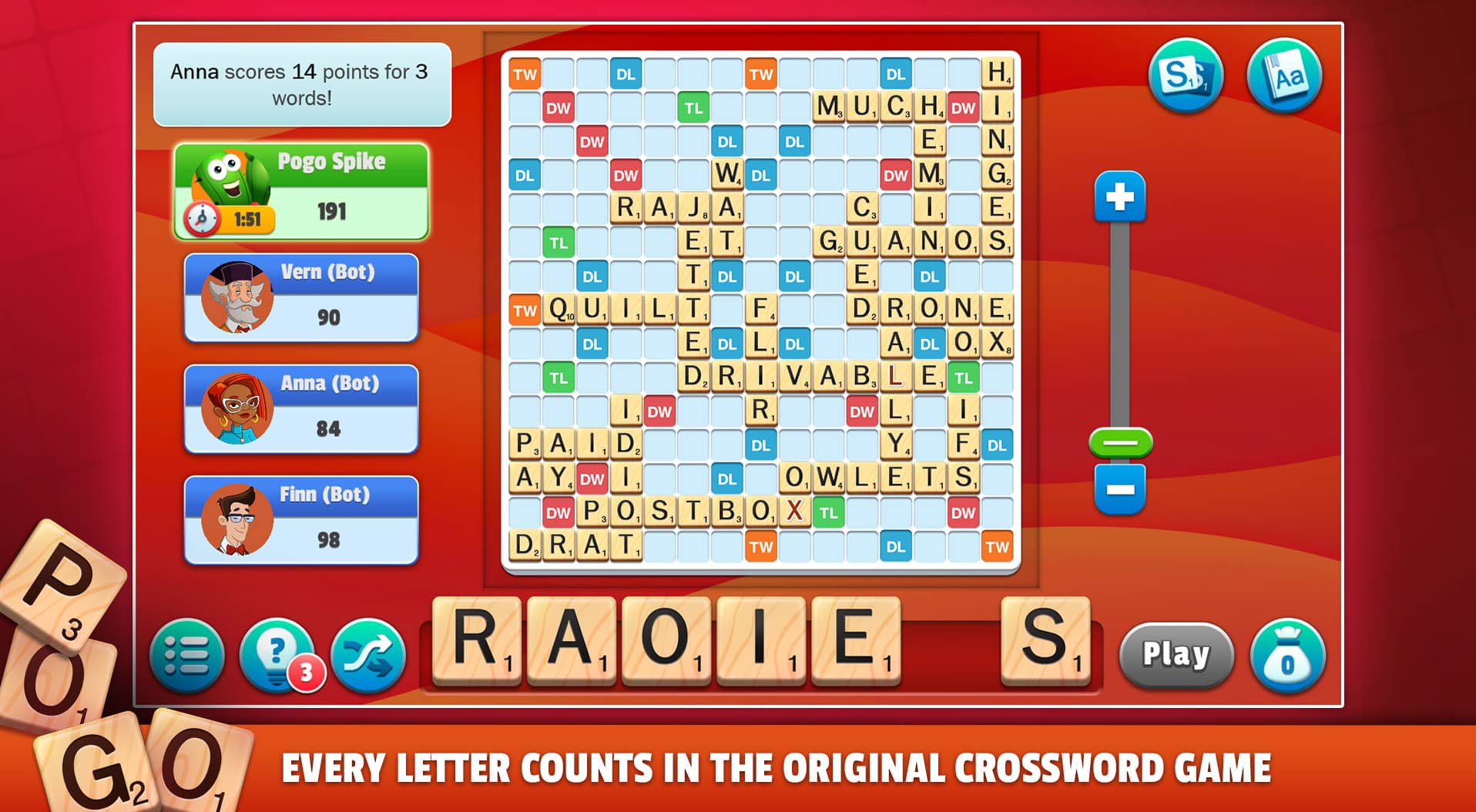 Scrabble is a 14-Point Word for Love