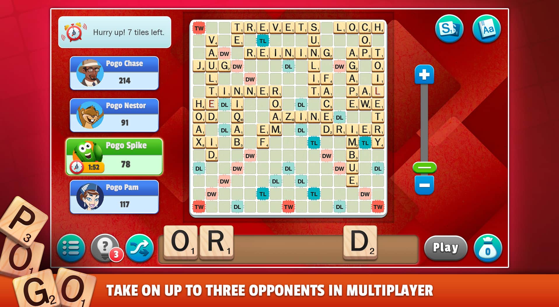 Scrabble, Free Online Multiplayer Word Game