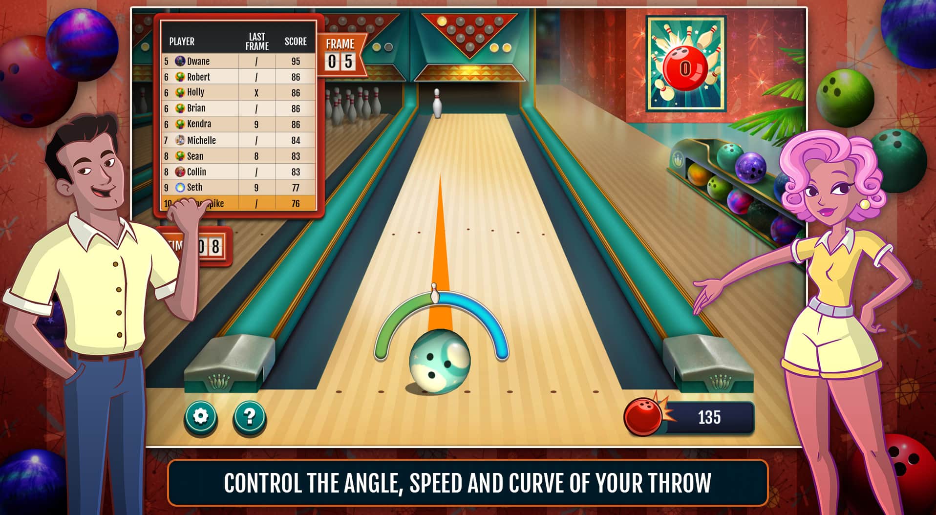 cat bowling online game