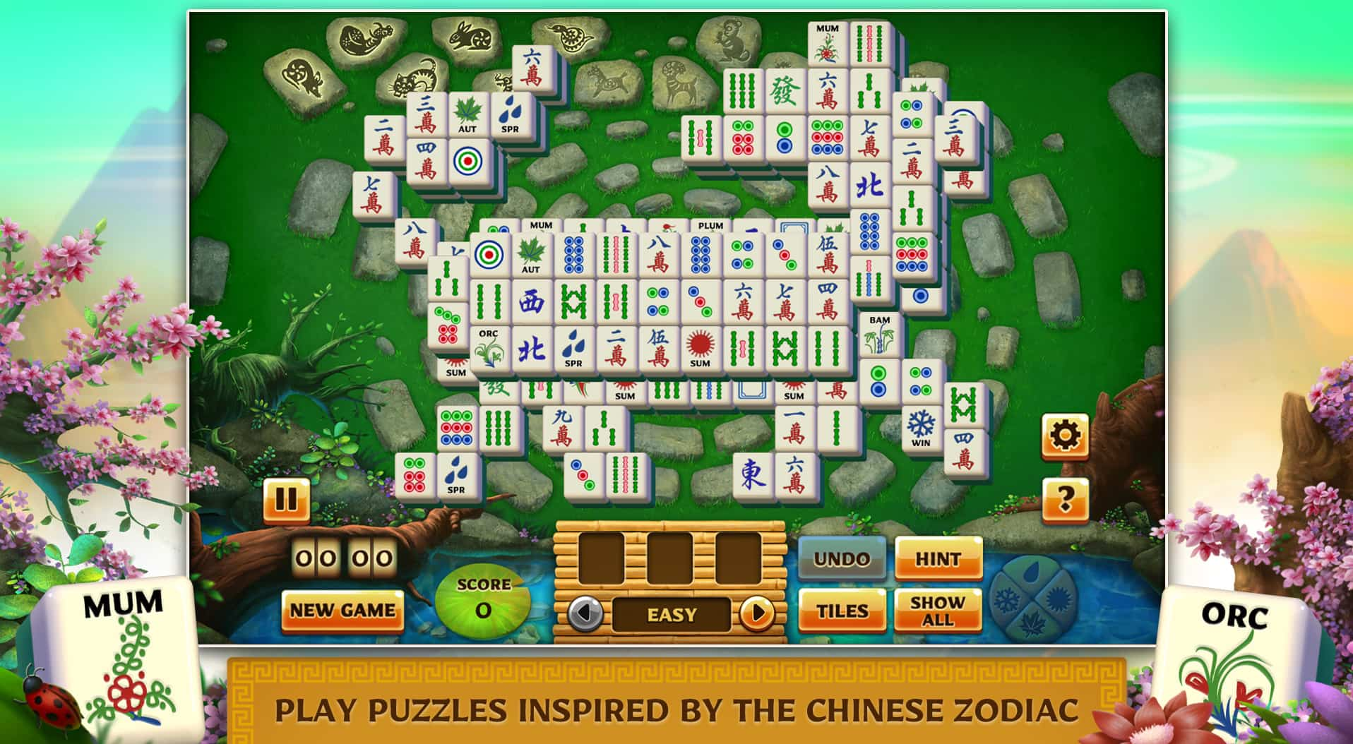 MAHJONG GARDENS jogo online no