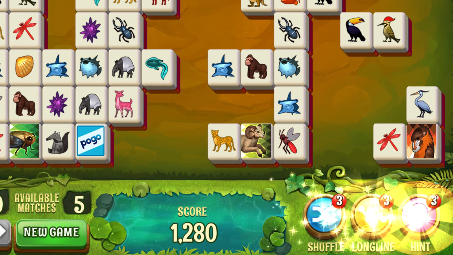 Mahjong Safari HD | Free Online Mahjong Game | Pogo