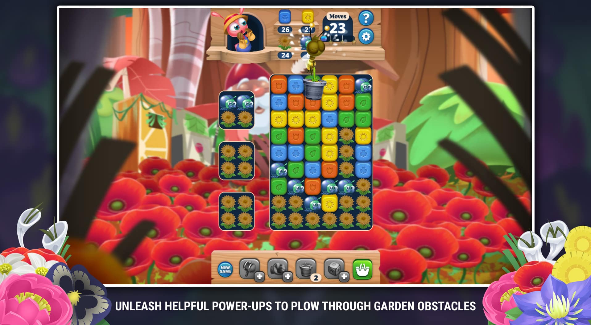 Garden Blast Free Online Blast Puzzle Game Pogo