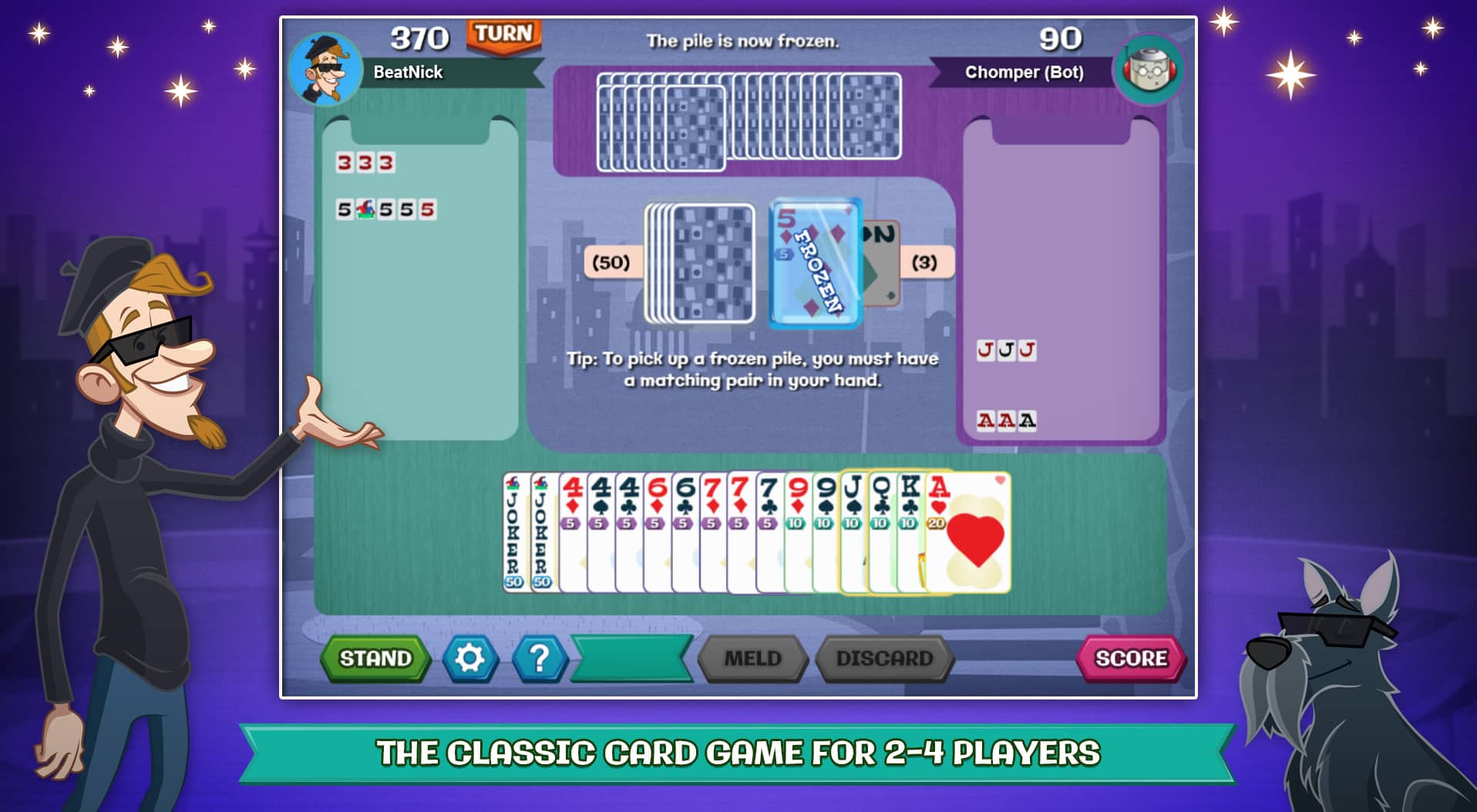 Canasta HD  Online Card Games  Club Pogo Exclusive
