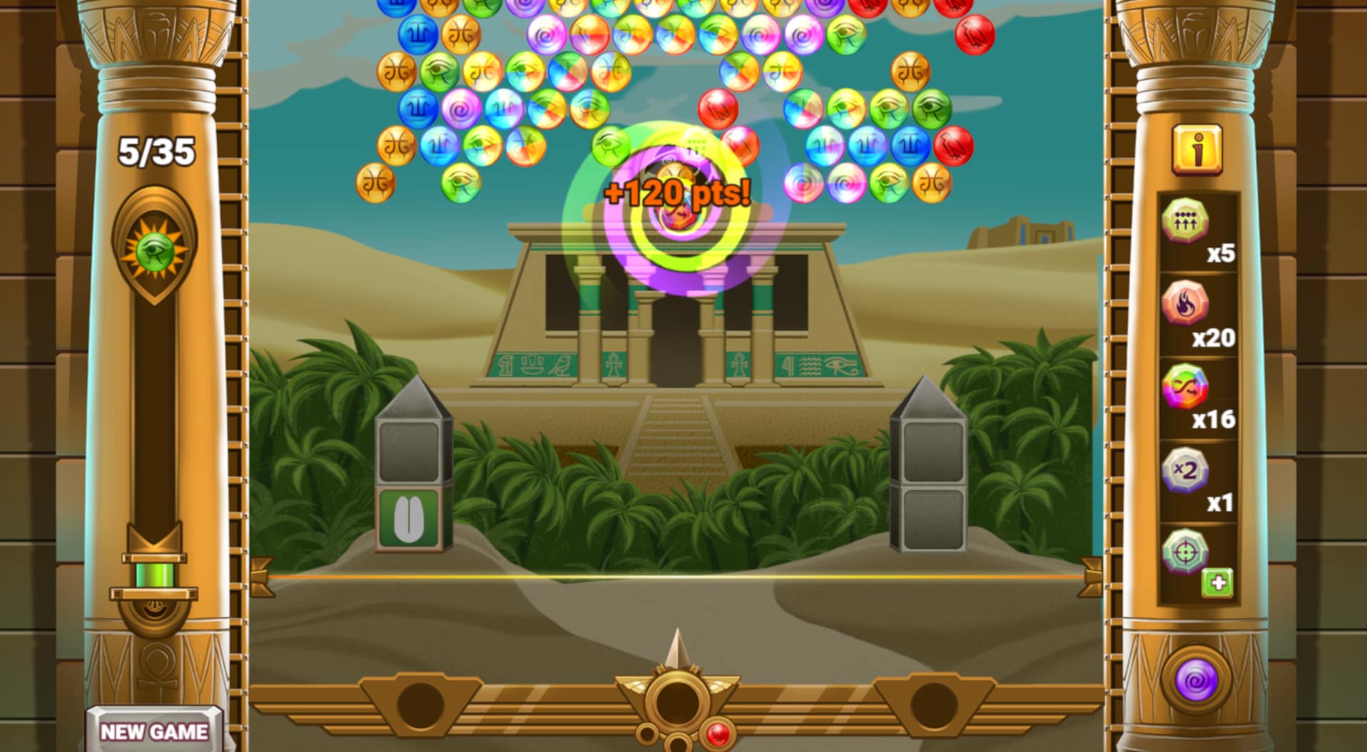 Phlinx II Free Online Bubble Shooter Game Pogo