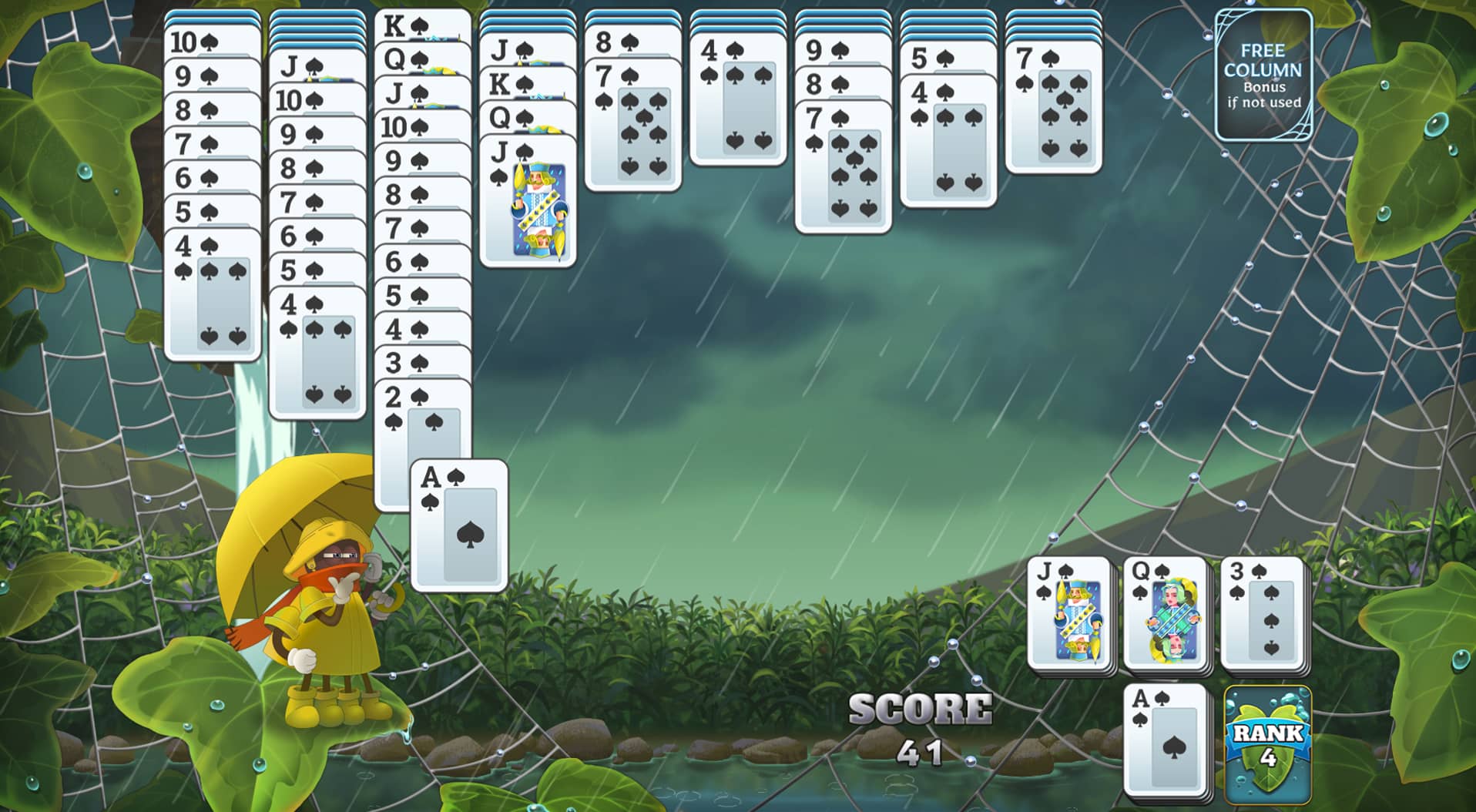 SOLITAIRE SPIDER 4 SUITS jogo online gratuito em