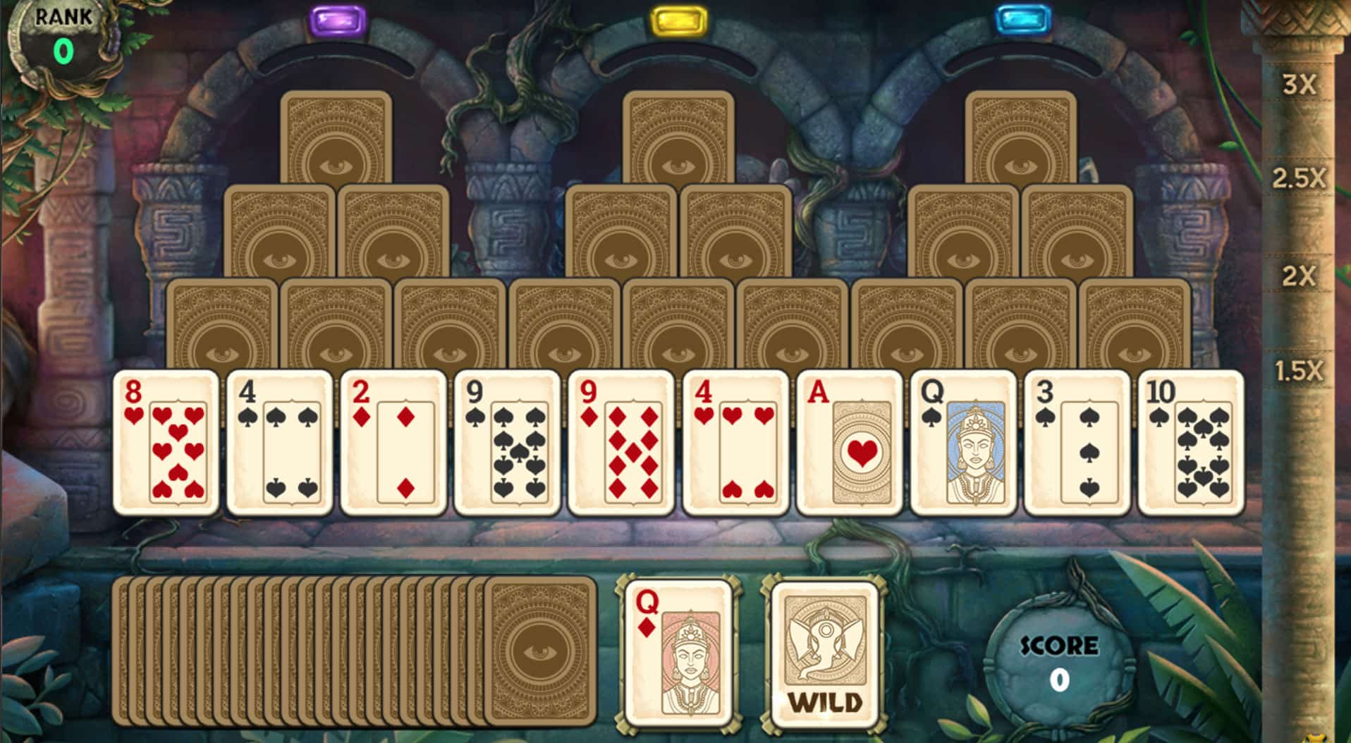 TriPeaks Solitaire HD Online Card Game Club Pogo