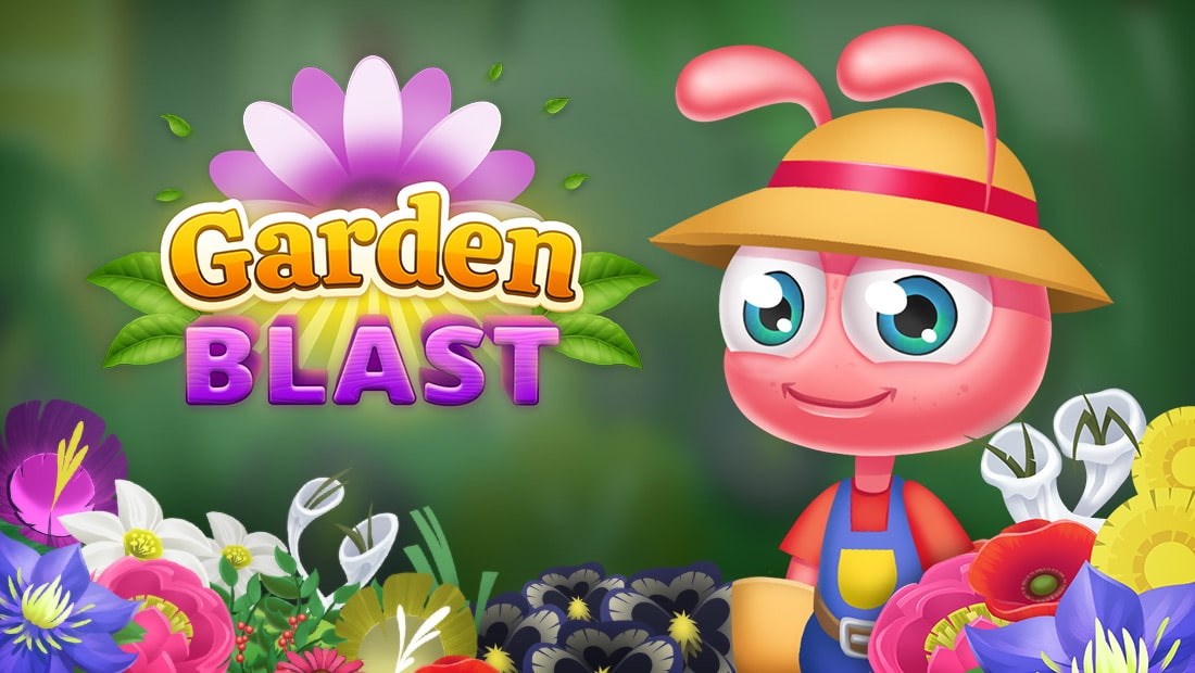 Garden Blast Game Tile